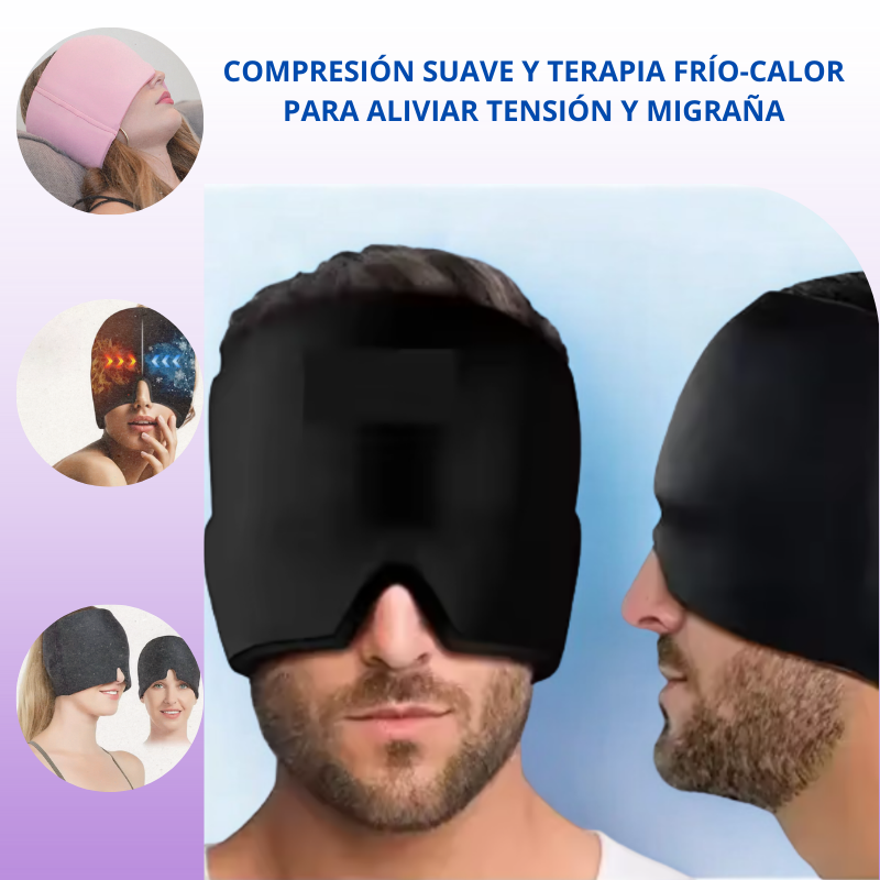 Gorro de compresión HeadEase para dolores de cabeza y migrañas