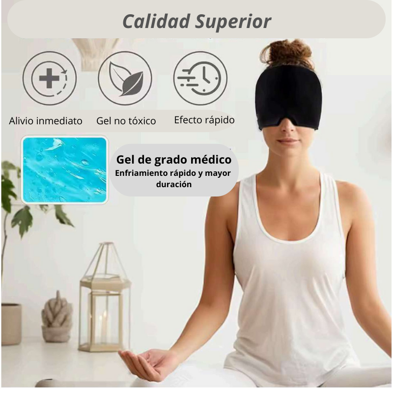 Gorro de compresión HeadEase para dolores de cabeza y migrañas