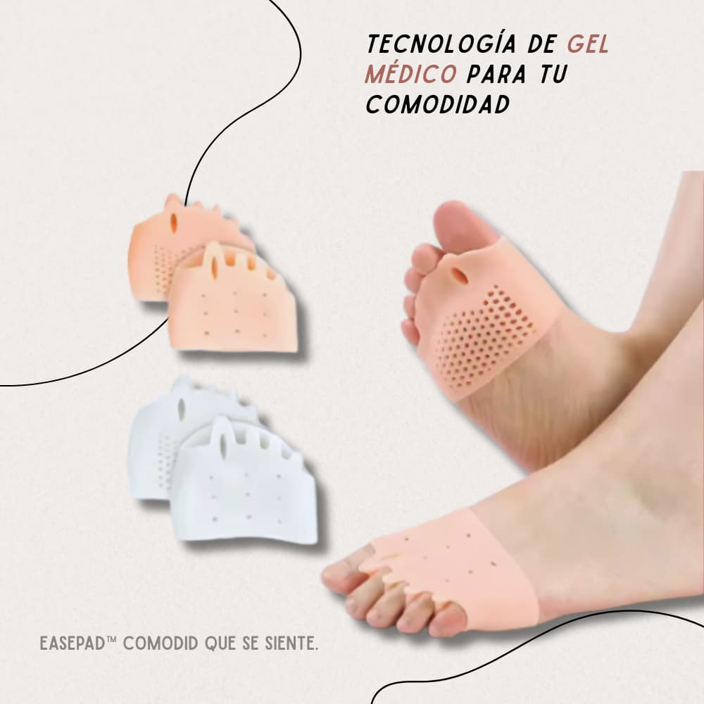 EasePad™ ¡Camina sin dolor con la almohadilla metatarsal ortopédica más cómoda de México!